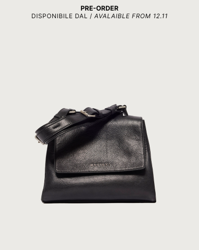 Sveva Lagoon Small leather handbag with strap