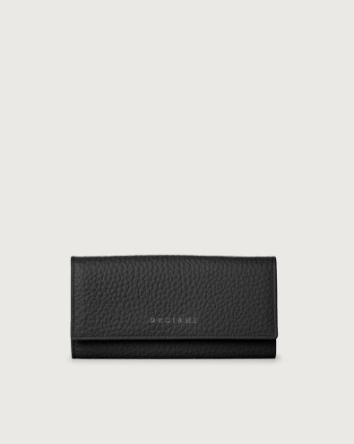 Soft leather wallet with RFID protection