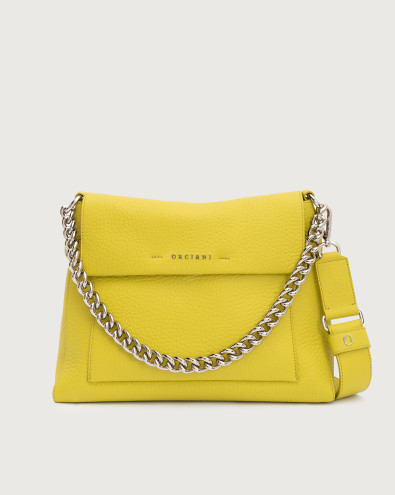 Missy Soft leather shoulder and crossbody bag with chain