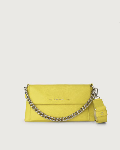 Missy Longuette Soft leather shoulder and crossbody bag with chain