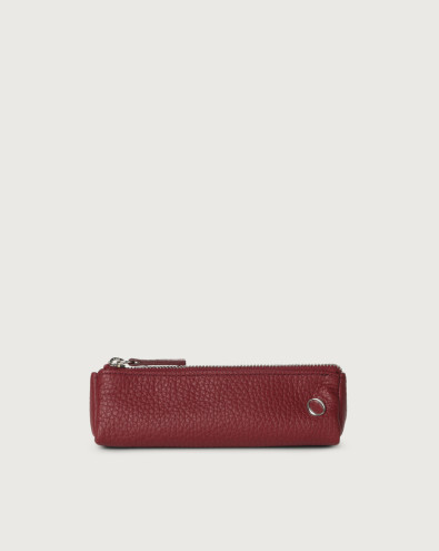 Micron leather coin pouch
