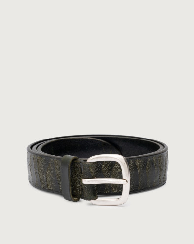 Stain Soapy leather belt