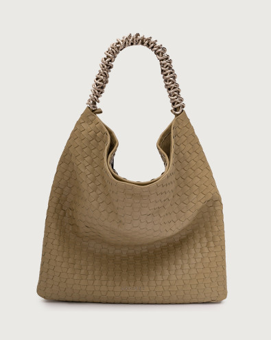 Todo Nappa Woven leather shoulder bag