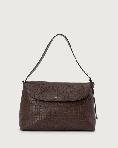 Nana Cocco embossed leather shoulder bag