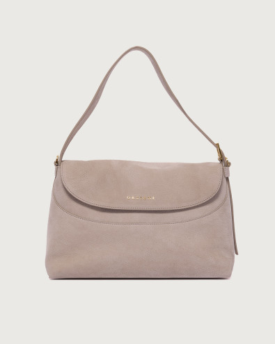 Nana Nabucco Midi nubuck leather shoulder bag with strap