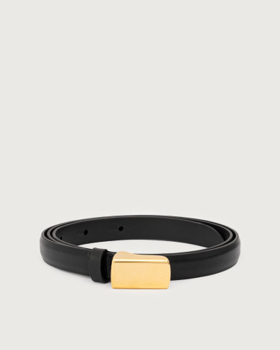 Nappa B leather classic belt 1,5 cm