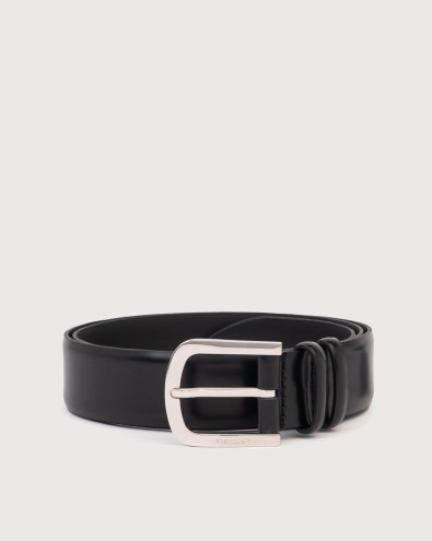 Calf classic leather belt 3,5 cm