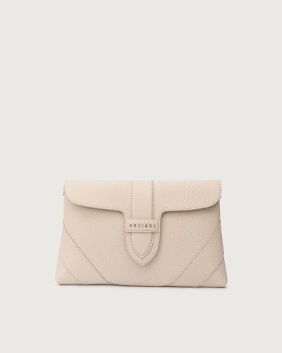 Alma Sense dollar leather clutch