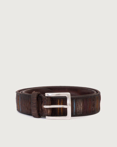 Blade Code casual leather belt 3,5 cm