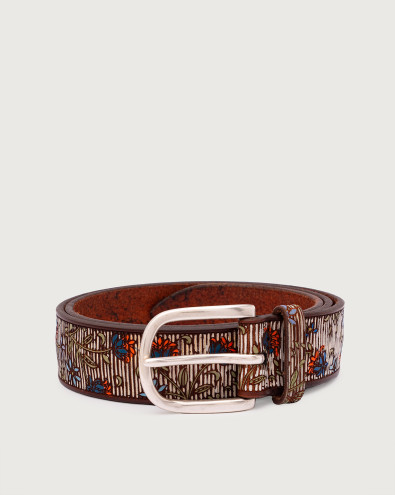 Soapy Spring suede belt 3,5 cm