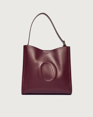 Her-O Alba Midi leather shoulder bag with strap