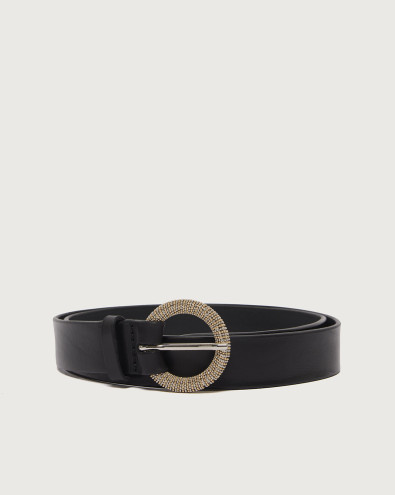 Icon Micro Chain Bull Soft leather belt