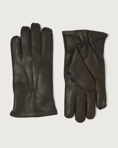 Nappa Flake leather gloves