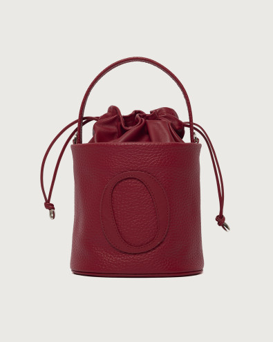 Her-O Soft Small leather bucket bag