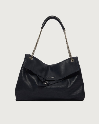 Venus Whiston Midi grained leather shoulder bag