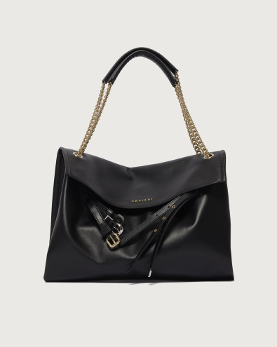 Venus Boston Midi leather shoulder bag