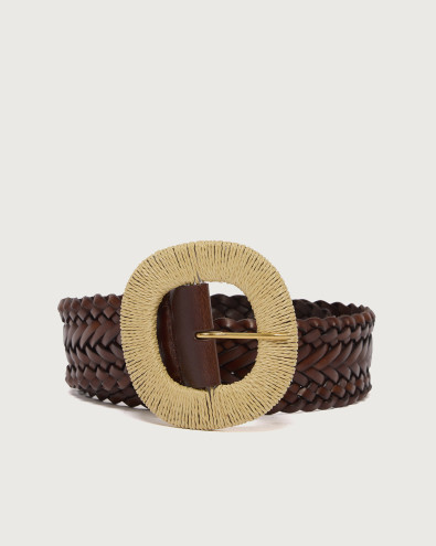 Bull Zanzibar leather belt 5,5 cm