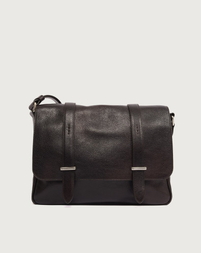 Jones Lagoon Midi leather messenger bag