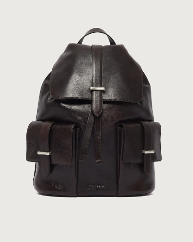 Jones Lagoon leather backpack