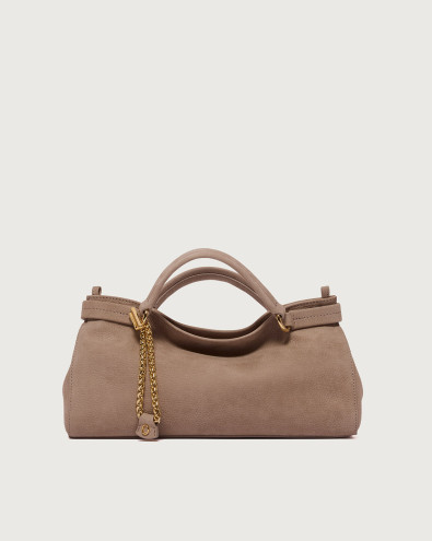 Virgo Nabucco Small nubuck leather handbag
