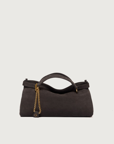 Virgo Nabucco Small nubuck leather handbag
