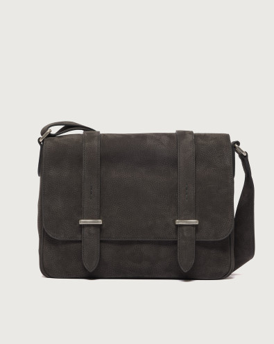 Jones Nabucco Midi nubuck leather messenger bag