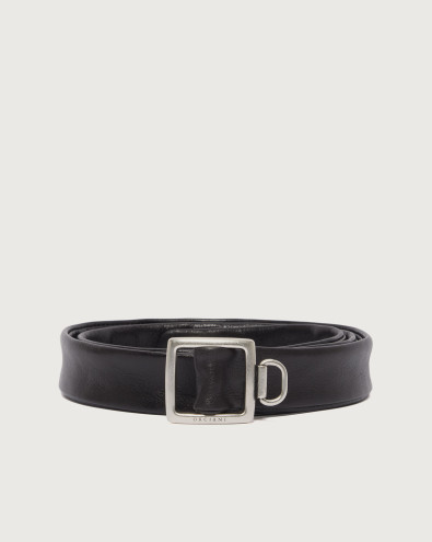 Colorado A vintage effect leather belt 3 cm