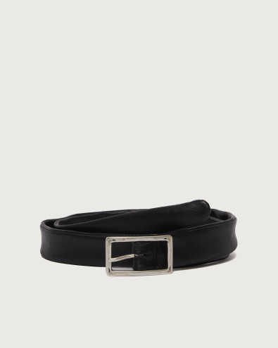 Colorado A vintage effect leather belt 2,5 cm