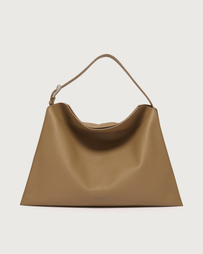 Trinity Soft Large grainder leather shoulder bag