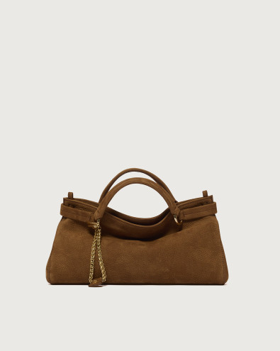 Virgo Nabucco Small nubuck leather handbag