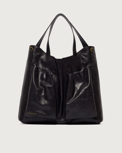 Buys Notturno leather shoulder bag