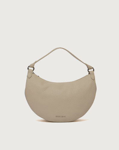 Dumpling Soft Midi leather shoulder bag with strap