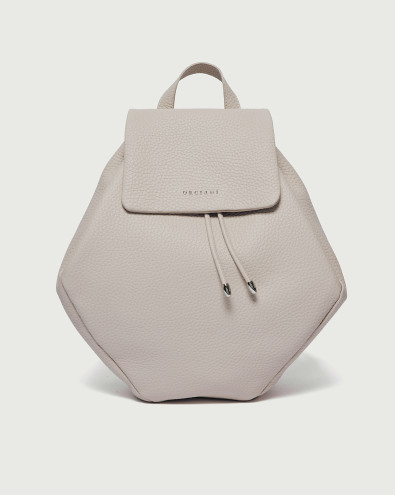 Soft leather backpack