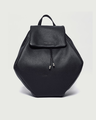 Soft leather backpack
