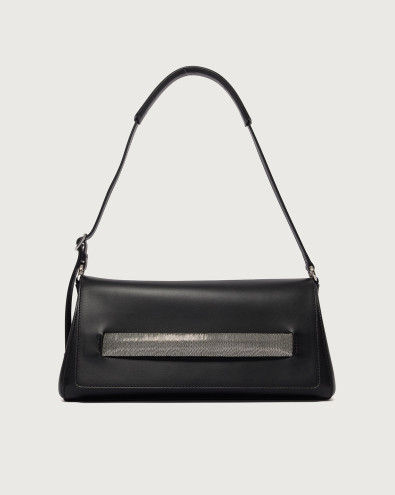Gossip Longuette Alba Chain leather shoulder bag