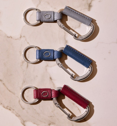 Micron leather key holder