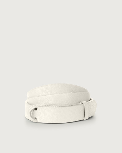 Micron leather Nobuckle belt