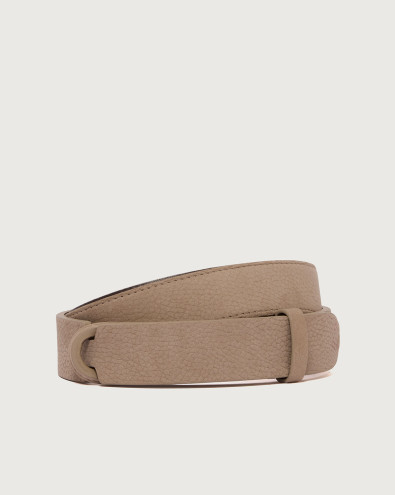 Nabucco nubuck leather NoBuckle belt