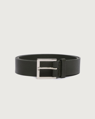 Micron leather belt 3,5 cm