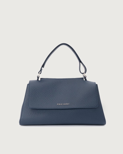 Sveva Longuette Soft leather handbag with strap