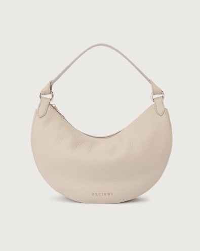 Dumpling Soft Midi leather shoulder bag with strap