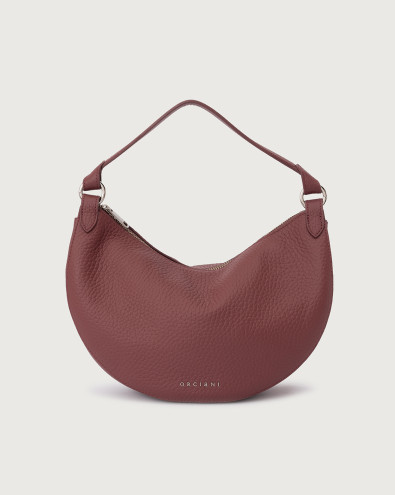 Dumpling Soft Midi leather shoulder bag with strap