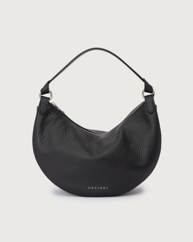 Dumpling Soft Midi leather shoulder bag with strap