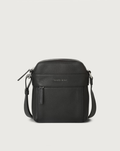 Micron leather mini messenger bag