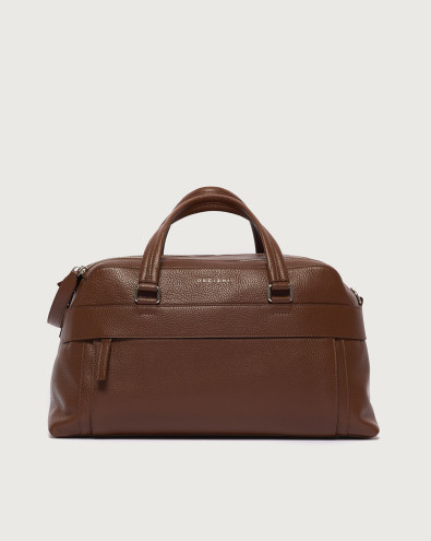 Micron midi leather duffle bag