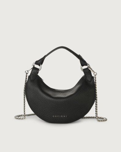 Dumpling Soft leather mini bag with strap