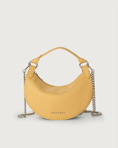 Dumpling Soft leather mini bag with strap