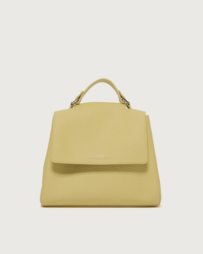 Sveva Soft Small leather handbag with shoulder strap