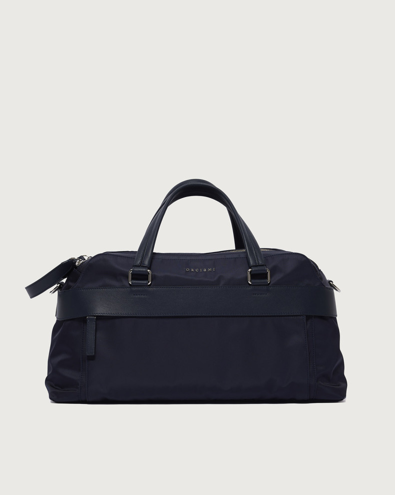 Davis Midi eco-nylon and leather duffle bag