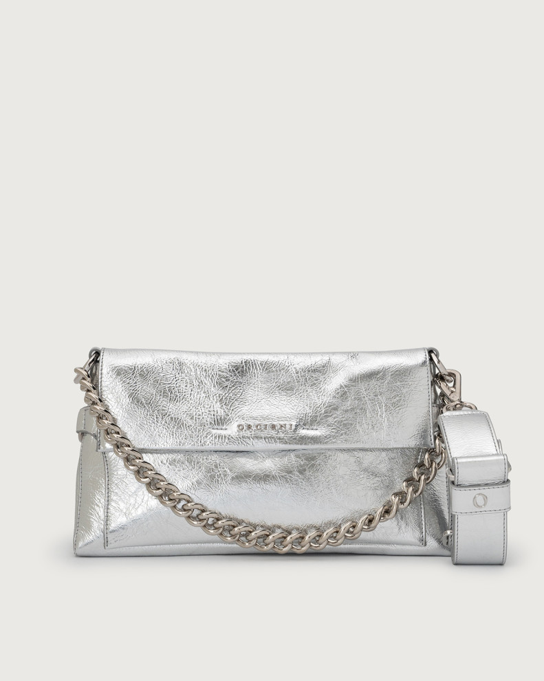 Missy Longuette Metal leather shoulder and crossbody bag